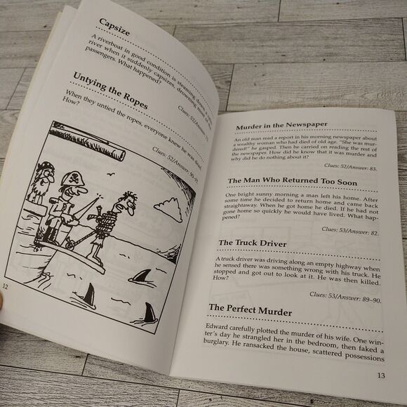 Intriguing Lateral Thinking Puzzles  Paul Sloane 1996 PB Book Brain Teaser Logic - Picture 4 of 12